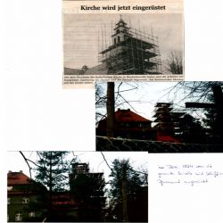 Turm-Fassadengeruest Bischofswerda 1994 02